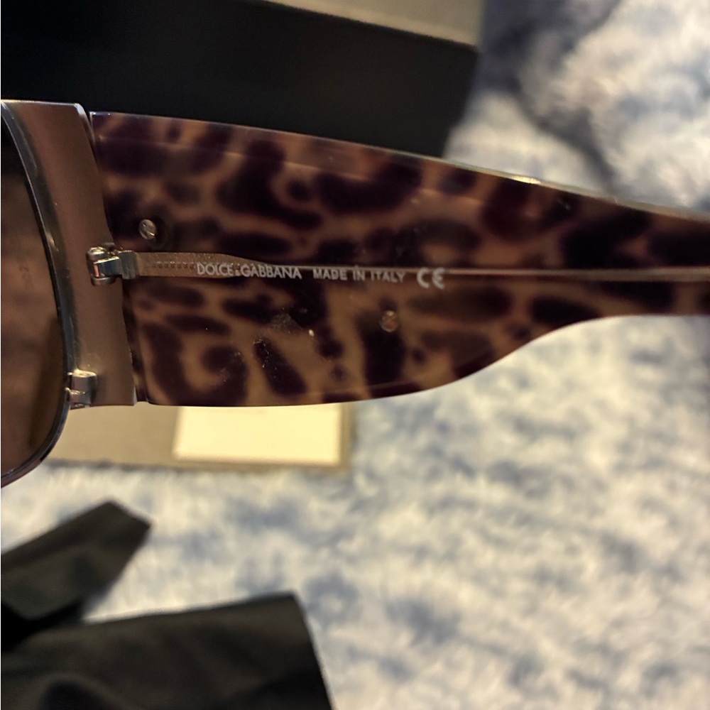 Dolce & Gabbana Women's Leopard Sunglasses DG2014 w Case & Box - Picture 11 of 11